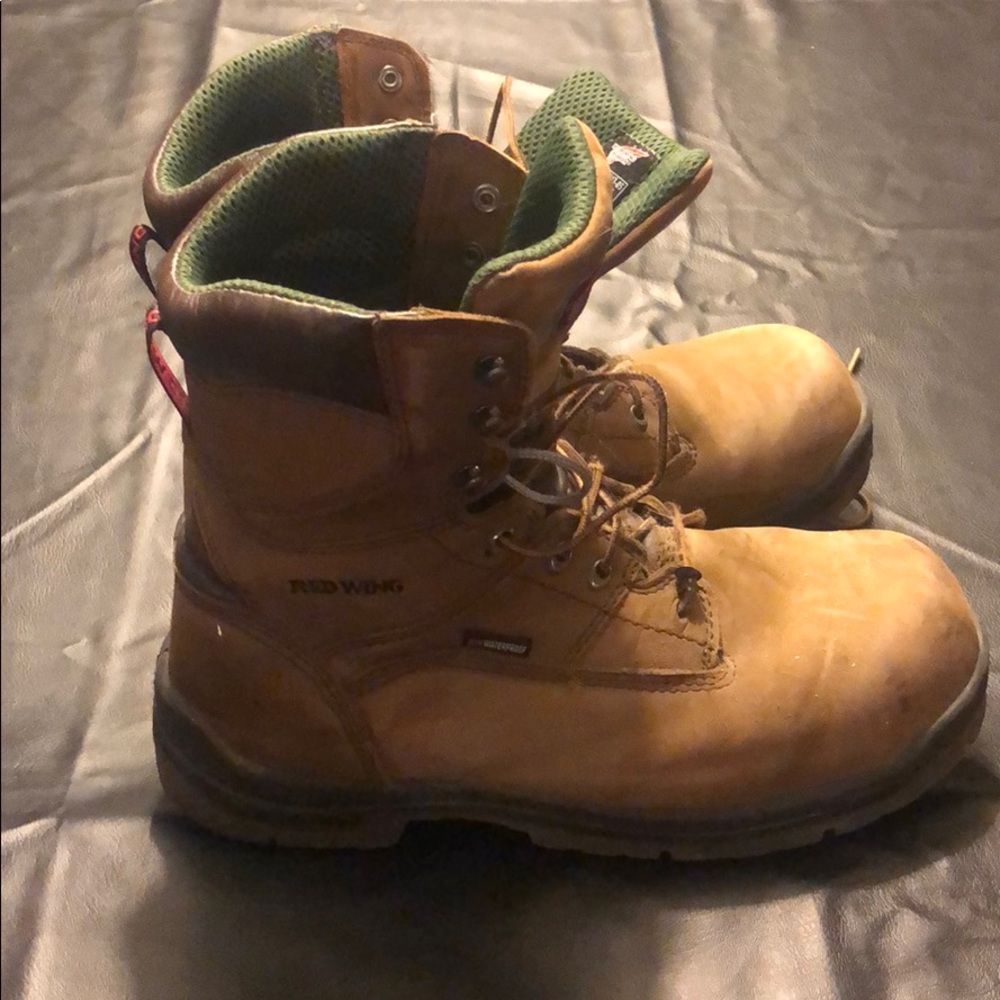 Red Wing Boots. Waterproof. Steel toe.